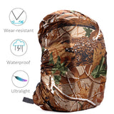 Climbing Backpack Rain Cover Backpack 35L 45L 50L 60L Waterproof Bag Cover Camo Tactical Outdoor Camping Hiking