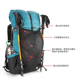 3F UL Gear Water-resistant Hiking Backpack Lightweight Camping Pack Travel Mountaineering Backpacking Trekking Rucksacks 40+16L