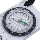 Outdoor Camping Hiking Transparent Plastic Compass Compass Proportional Footprint Travel Military Compass Tools travel kits