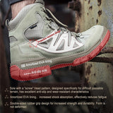 FREE SOLDIER ,Hiking Shoes For Mountain,Shoes For Camping,Climbing Imported Leather Breathable Outdoor Sports Tactical Men Boots