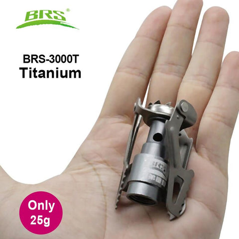 BRS Outdoor Gas Stove  Camping Gas Burner Portable Mini Titanium Stove Survival Furnace Pocket Picnic Gas Cooker brs-3000t