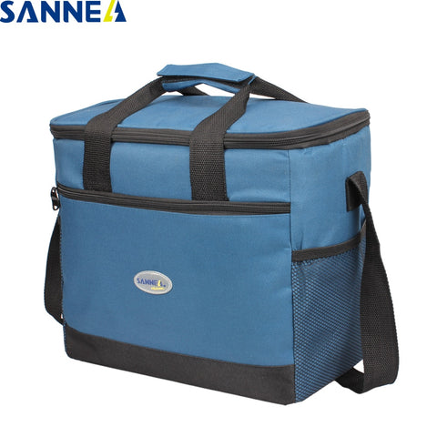 SANNE 16L Big Capacity Thermal Picnic Tote Food Storage Cooler Bag for Family Insulated Ice Cooler Bags for Women Men Outdoors