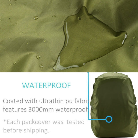 Climbing Backpack Rain Cover Backpack 35L 45L 50L 60L Waterproof Bag Cover Camo Tactical Outdoor Camping Hiking