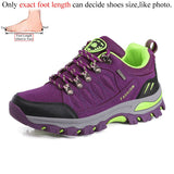 Autumn Spring Women Outdoor Leather Trekking Hiking Shoes Woman Mountain Sneakers Treking Walking Camping Trail Climbing