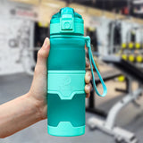 ZORRI Bottle For Water Protein Shaker Portable Motion Sports Water Bottle Bpa Free Eco-Friendly  Sports Camping Hiking Gourde