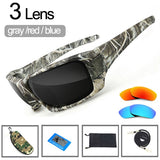 NEWBOLER Fishing Sunglasses 4 Polarized UV lens Camouflage Frame Men Women Sport Sun Glasses Camping Driving Clip Eyewear