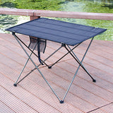 Portable Foldable Table Camping Outdoor Furniture Computer Bed Tables Picnic 6061 Aluminium Alloy Ultra Light Folding Desk