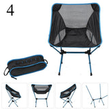 Detachable Portable Folding Moon Chair Outdoor Camping Chairs Beach Fishing Chair Ultralight Travel Hiking Picnic Seat Tools