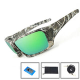 NEWBOLER Fishing Sunglasses 4 Polarized UV lens Camouflage Frame Men Women Sport Sun Glasses Camping Driving Clip Eyewear