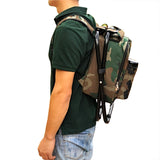 Multifunctional fishing tackle bag fishing chair backpack handbag outdoor camping storage bag