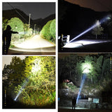 Rechargeable P70 LED Flashlights 100000 Lumens Zoomable 2022 Best 26650 Strobe Flash Light Lanterns for Outdoor Emergency Camp