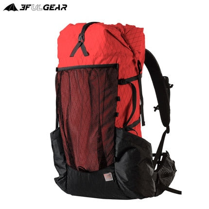 3F UL GEAR Backpack Ultralight Frame YUE 45+10L Outdoor Hiking Camping  Lightweight Travel Trekking Rucksack Men Woman