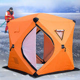 3-4 Person Use Winter Fishing Ice Plus Cotton Outdoor Thick Warm Ultralarge Camping Dressing Bathing Toilet Tent
