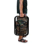 Multifunctional fishing tackle bag fishing chair backpack handbag outdoor camping storage bag