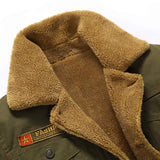 Outdoor Winter Camping Bomber Men Air Force Pilot Coat Warm Fur Collar Cloths Male Army Tactical Fleece Jackets Drop Shipping