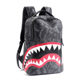 Fashion Leather Backpack Men Large Shoulder Bag Travel Backpack Camouflage Laptop Student School Bags Bagpack Mochila Hombre