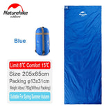 Naturehike Camping Sleeping Bag Ultralight Portable Splicing Envelope Mini Sleeping Bag Cotton Spring Autumn Outdoor Hiking
