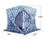 3-4 Person Use Winter Fishing Ice Plus Cotton Outdoor Thick Warm Ultralarge Camping Dressing Bathing Toilet Tent