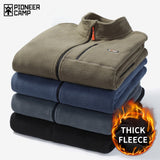 Pioneer Camp 2021 New Warm Fleece Jacket Men Windproof Thicken Autumn Winter Men Clothing Streetwear Jackets XLW023012