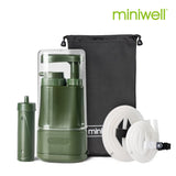 miniwell Water Purification mini Pump, Backpacking Water Filter Purifier for Hiking, Camping, Fishing,Travelling