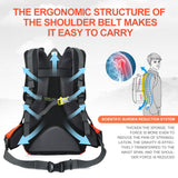 Hiking storage backpack, sturdy 40-liter bag, travel backpack, very suitable for mountaineering, hiking and camping