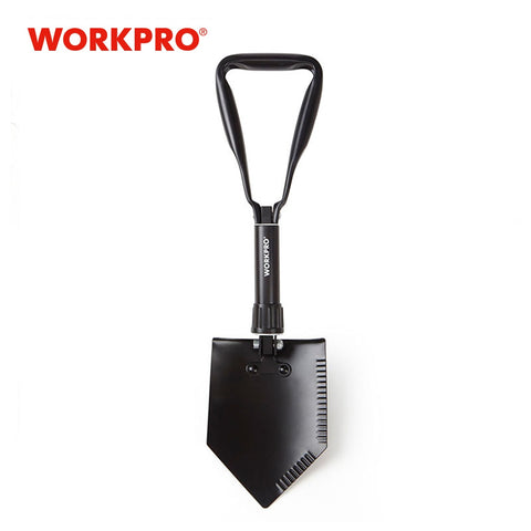 WORKPRO Military Shovel Tactical Mini Folding Shovel with pouch Outdoor Camping Spade Survival Emergency Tools