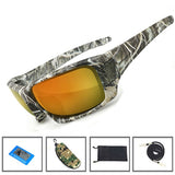 NEWBOLER Fishing Sunglasses 4 Polarized UV lens Camouflage Frame Men Women Sport Sun Glasses Camping Driving Clip Eyewear