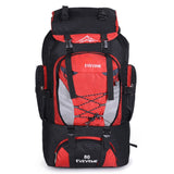 Men&#39;s 80L Big Hiking Mountaineering Backpack Climbing Hiking Backpack Camping Equipment Outdoor Fishing Bags Travel Accessories