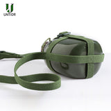 UNTIOR Aluminum Military Army Flask Wine Water Bottle Cooking Cup With Shoulder Strap Hiking Kettle Outdoor Tools 1L/2L