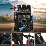 Fishing Tackle Bag Backpack Tactical Waterproof Multifunctional Single Shoulder Military Bag Pack Chest Bag for Fishing  X178G