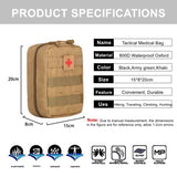 Molle Tactical First Aid Kits Medical Bag Outdoor Camping Climbing Bag Multifunctional Waist Belt Pocket Army Military EDC Pouch