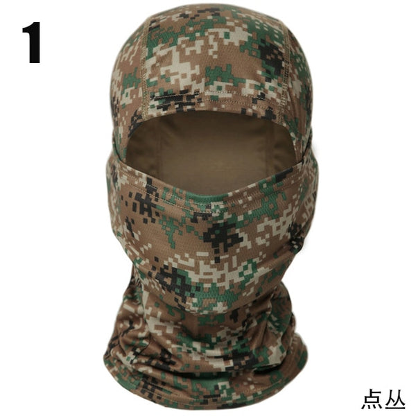 Tactical Camouflage Balaclava Full Face Mask Wargame CP Military Hat Hunting Bicycle Cycling Army Multicam Bandana Neck Gaiter