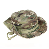 Camouflage Boonie Hat Tactical US Army Bucket Hats Military Multicam  Panama Summer Cap Hunting Hiking Outdoor Camo Sun Caps Men