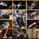 Multifunctional pliers Folding Pliers Multi-tool Pocket Knife Pliers Outdoor Portable Folding Pliers Multipurpose Repair Tools
