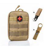 Molle Tactical First Aid Kits Medical Bag Outdoor Camping Climbing Bag Multifunctional Waist Belt Pocket Army Military EDC Pouch