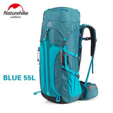 Naturehike Hiking Backpack Professional Climbing Bag 45L/55L/65L Large Capacity Outdoor Hiking Climbing Camping Travel Rucksack