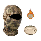 Winter Military Tactical Balaclava Warm Fleece Thermal Ski Snowboard Face Mask Bicycle Cycling Hunting Airsoft Camo Hats Scarf