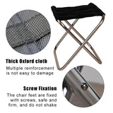 Folding Small Stool Fishing Chair Picnic Camping Chair Foldable Aluminium Cloth Outdoor Portable Easy  Carry Outdoor Furniture