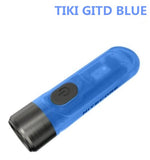 NITECORE TIKI UV GITD Blue LE Keychain Light 300Lumens USB-C Rechargeable Built-in battery Super Bright EDC Mini LED Flashlight