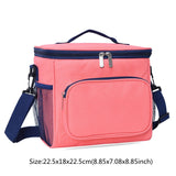 Thermal Insulated Cooler Bags Large Women Men Picnic Lunch Bento Box Trips BBQ Meal Ice Zip Pack Accessories Supplies Products