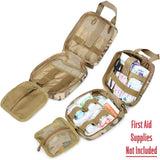 Outdoor First Aid Kit Tactical Molle Medical Bag Military EDC Waist Pack Hunting Camping Climbing Emergency Survival Bag