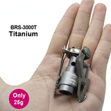 BRS Outdoor Gas Stove Camping Gas Burner Portable Mini Titanium  Stove Survival Furnace Pocket Picnic Gas Cooker Brs-3000t