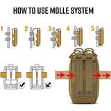 Tactical Molle Medical EDC Pouch EMT Emergency Bandage Tourniquet Scissors IFAK Pouch First Aid Kit Survival Bag Military Pack