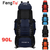 FengTu Outdoor Bag 90L 70LTravel Camping Backpack Rucksack Hiking  Climbing Bag Trekking Mountaineering  Large Capacity Backpack