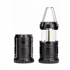 Mini 3*COB Tent Lamp LED Portable Lantern TelescopicTorch Camping Lamp Waterproof Emergency Light Powered By 3*AAA Working Light