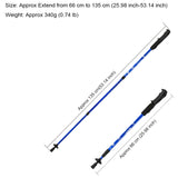 Trekking Poles Telescopic Walking Sticks Hiking Camping Climbing Sticks Nordic Walking Canes Hiking Accessories