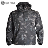 Airsoft Camping Tactical Jacket Hiking Jacket Army Jackets Men Hunting Military Shark Skin SoftShell Waterproof Windbreaker