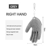 Fishing Gloves Anti-Slip Protect Hand from Puncture Scrapes  Fisherman Professional Catch Fish Latex Hunting Gloves Left/Right