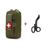 Tactical Molle Medical EDC Pouch EMT Emergency Bandage Tourniquet Scissors IFAK Pouch First Aid Kit Survival Bag Military Pack