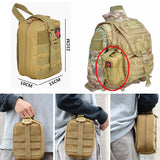 Molle Tactical First Aid Kits Medical Bag Emergency Outdoor Army Hunting Car Emergency Camping Survival Tool Military EDC Pouch